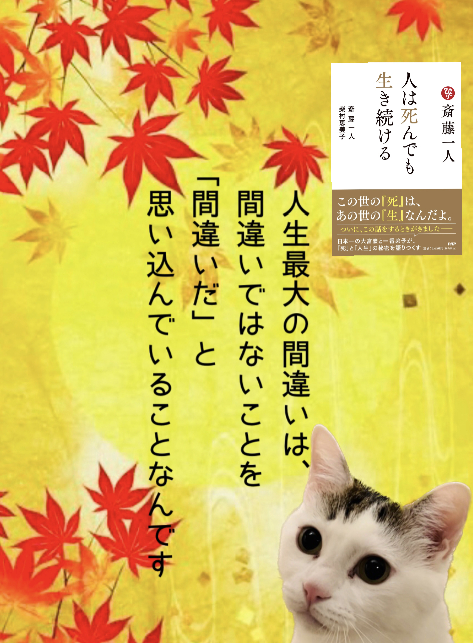 人生最大の間違いは、間違いではないことを 「間違いだ」と思い込んでいることなんです