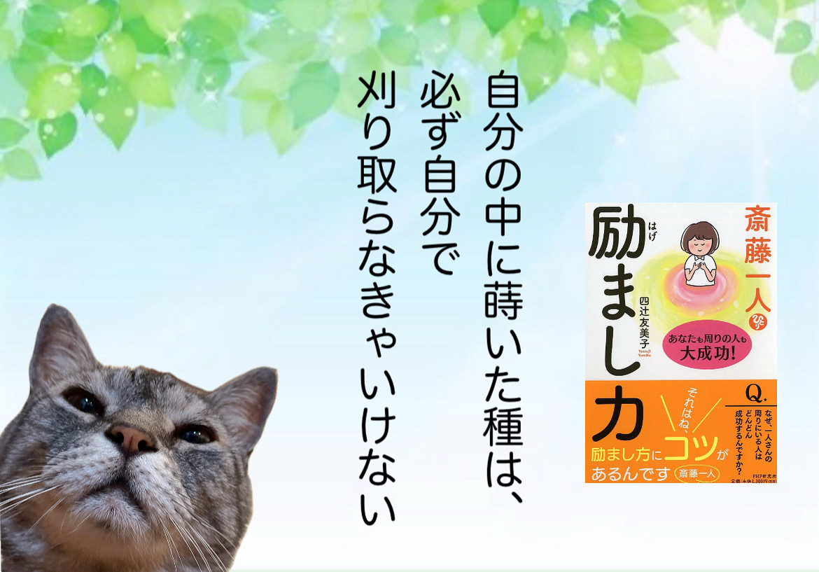 自分の中に蒔いた種は、必ず自分で刈り取らなきゃいけない
