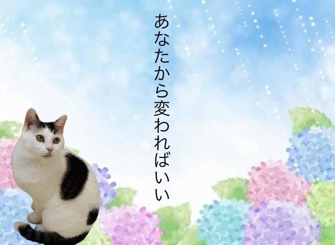 あなたから変わればいい