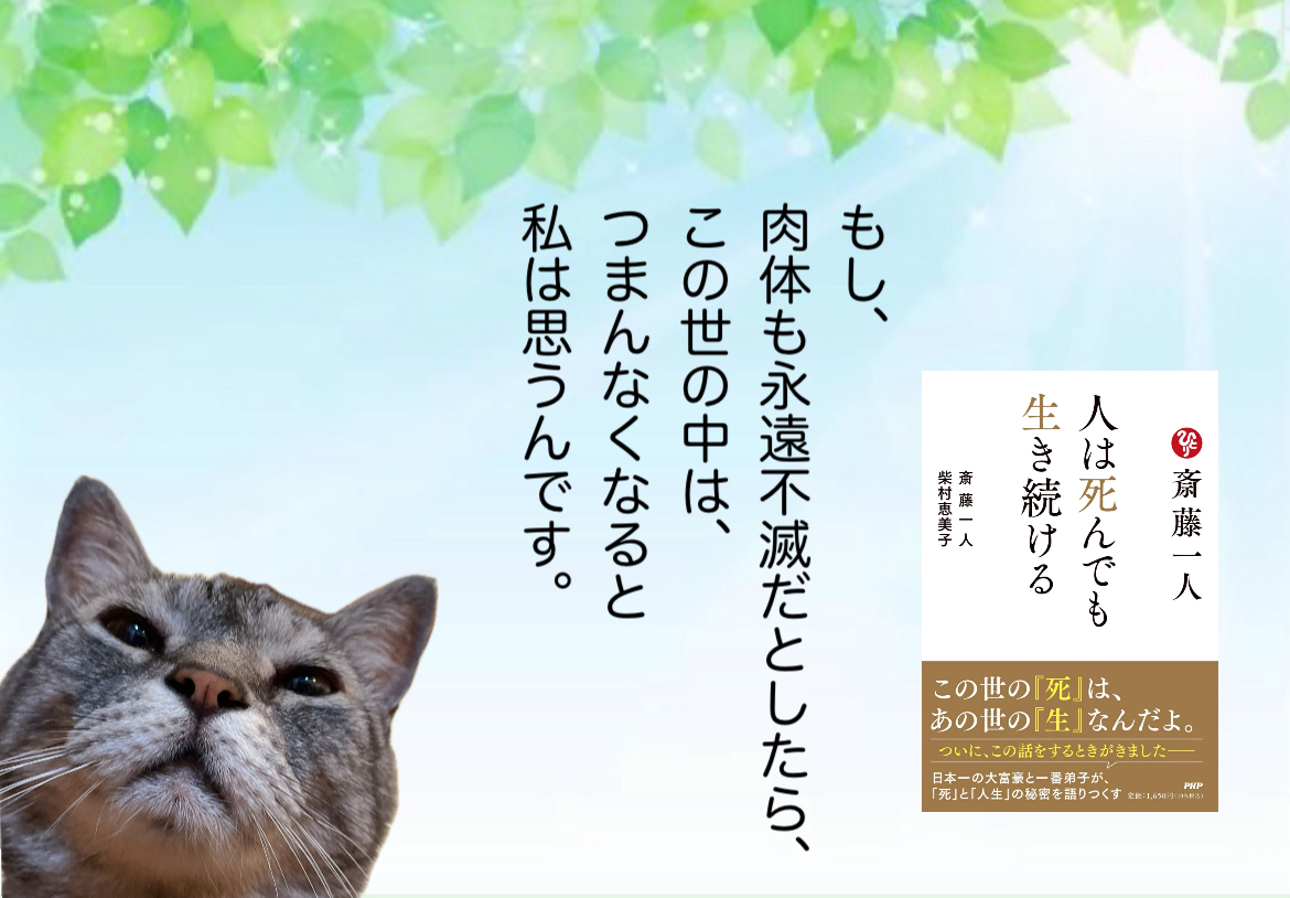 もし、肉体も永遠不滅だとしたら、この世の中は、つまんなくなると私は思うんです。