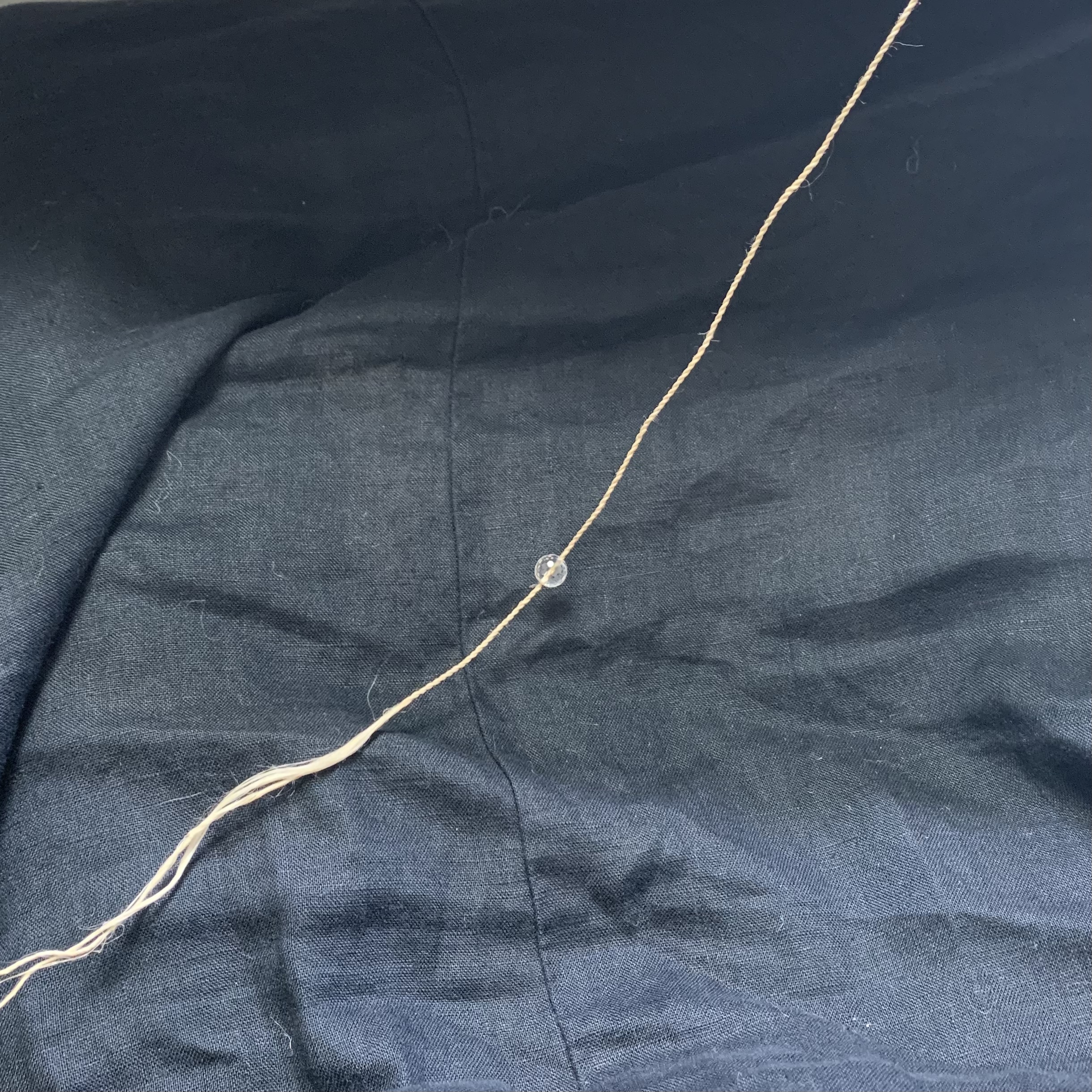 精麻と8㎜の水晶