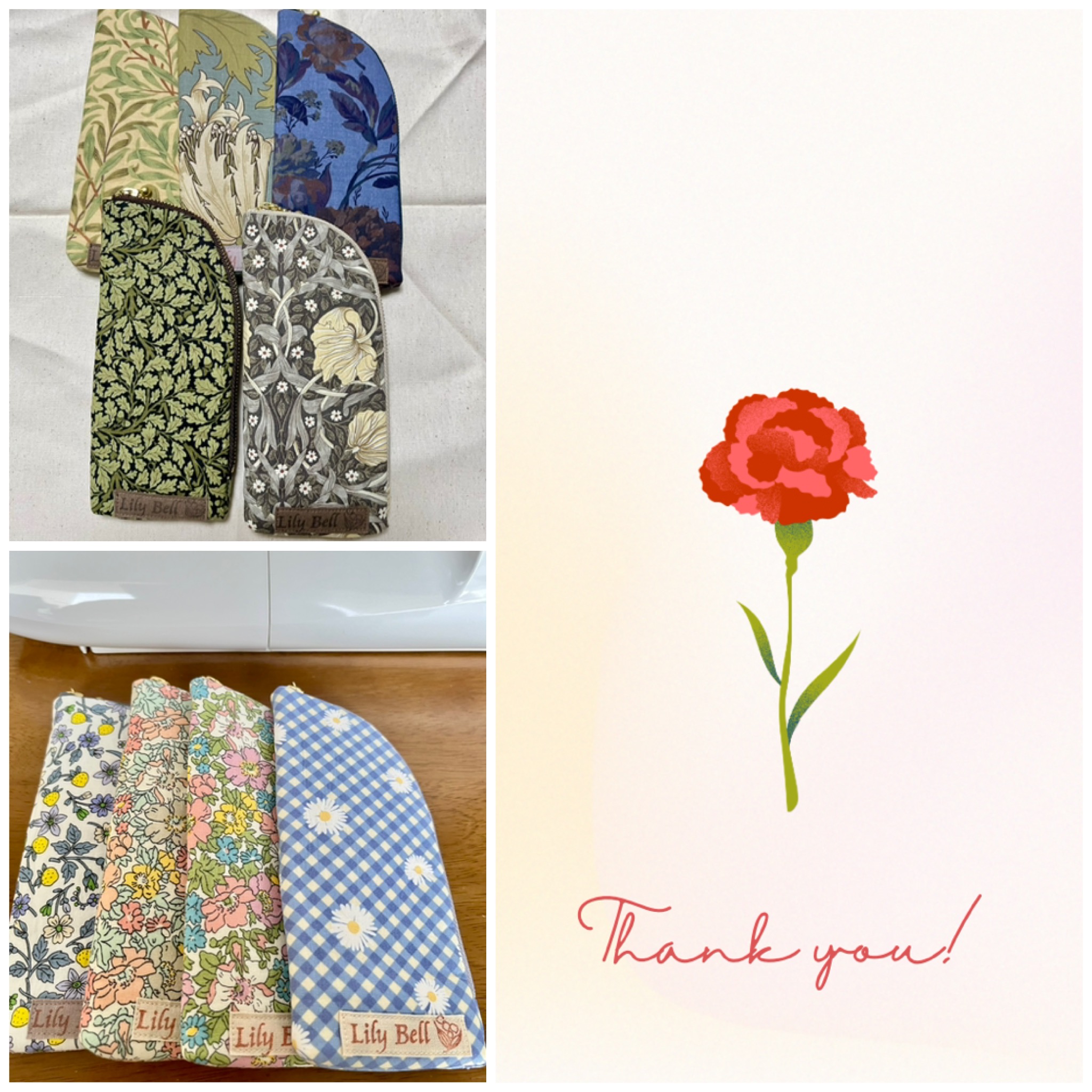 メガネ&ペンケース(ファスナー付き)