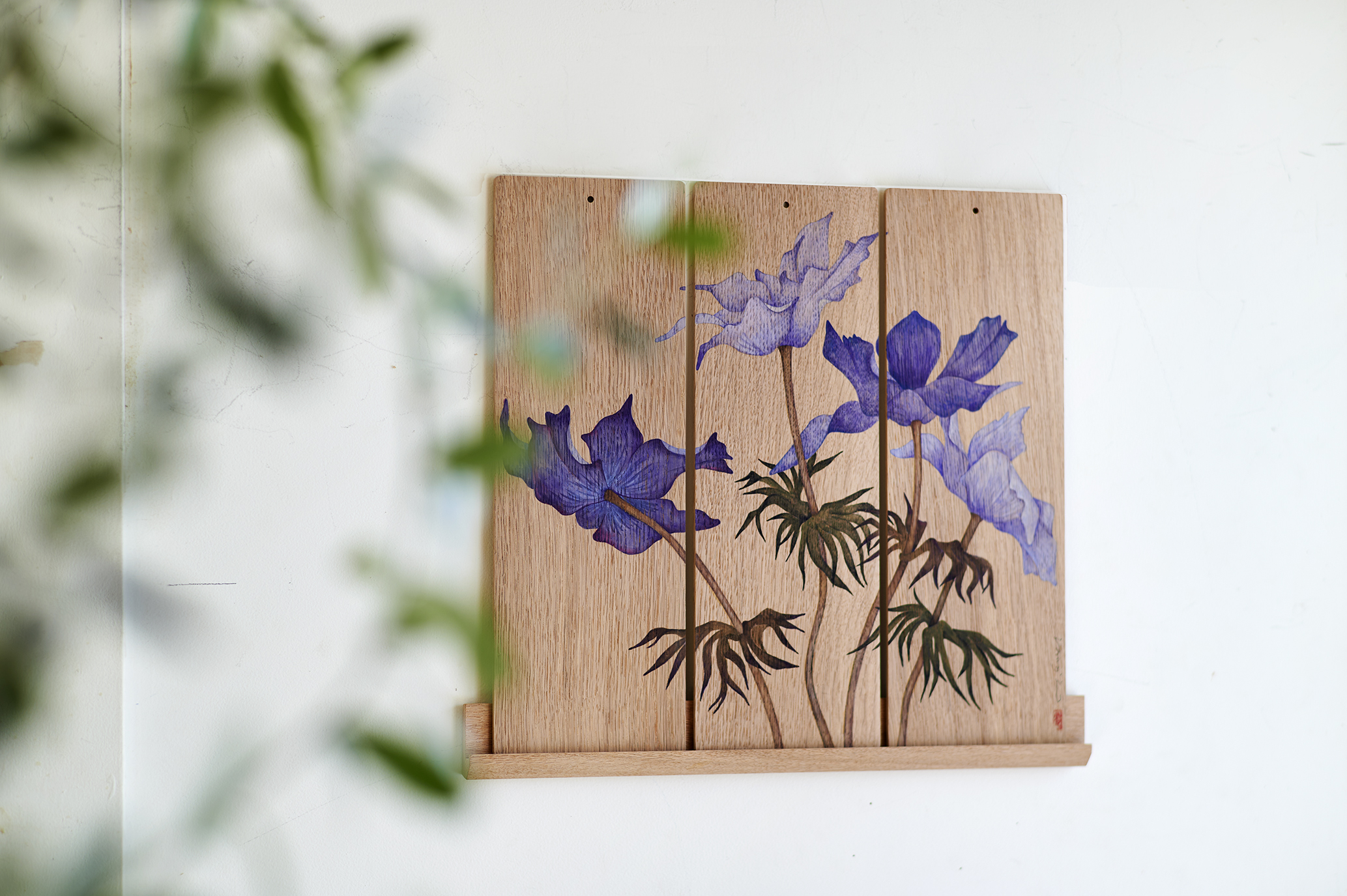 波多野光 ONLINE 三連板絵展