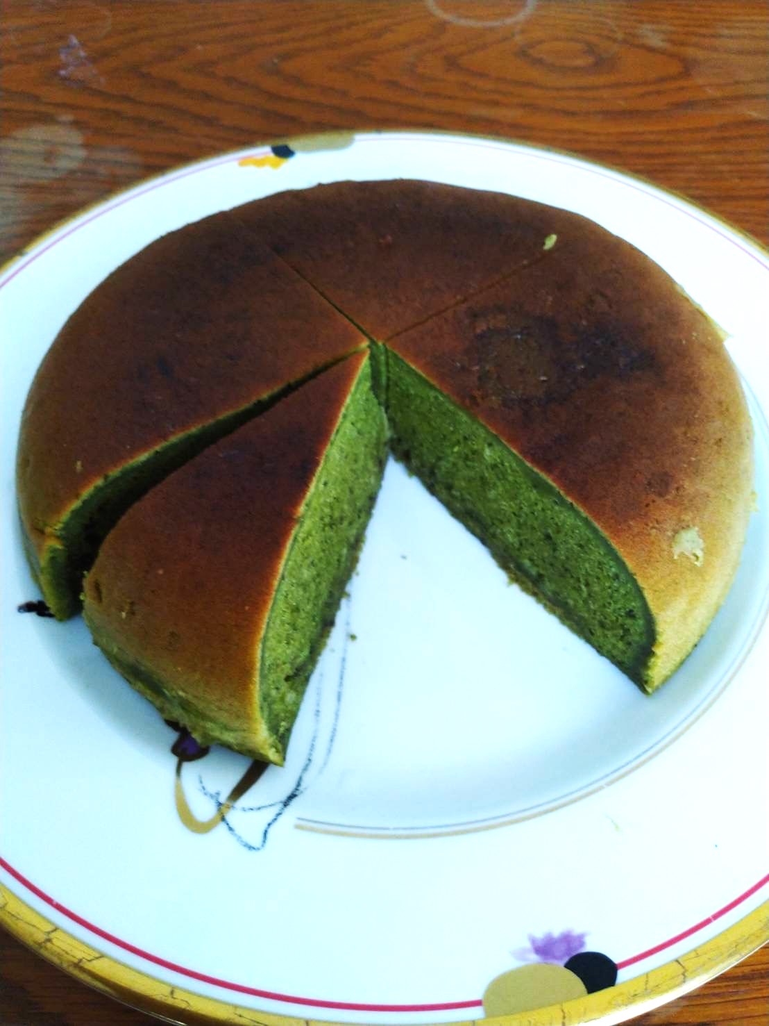 デカフェ抹茶スイーツのご紹介（No.2：デカフェ伊勢抹茶の台湾カステラ）