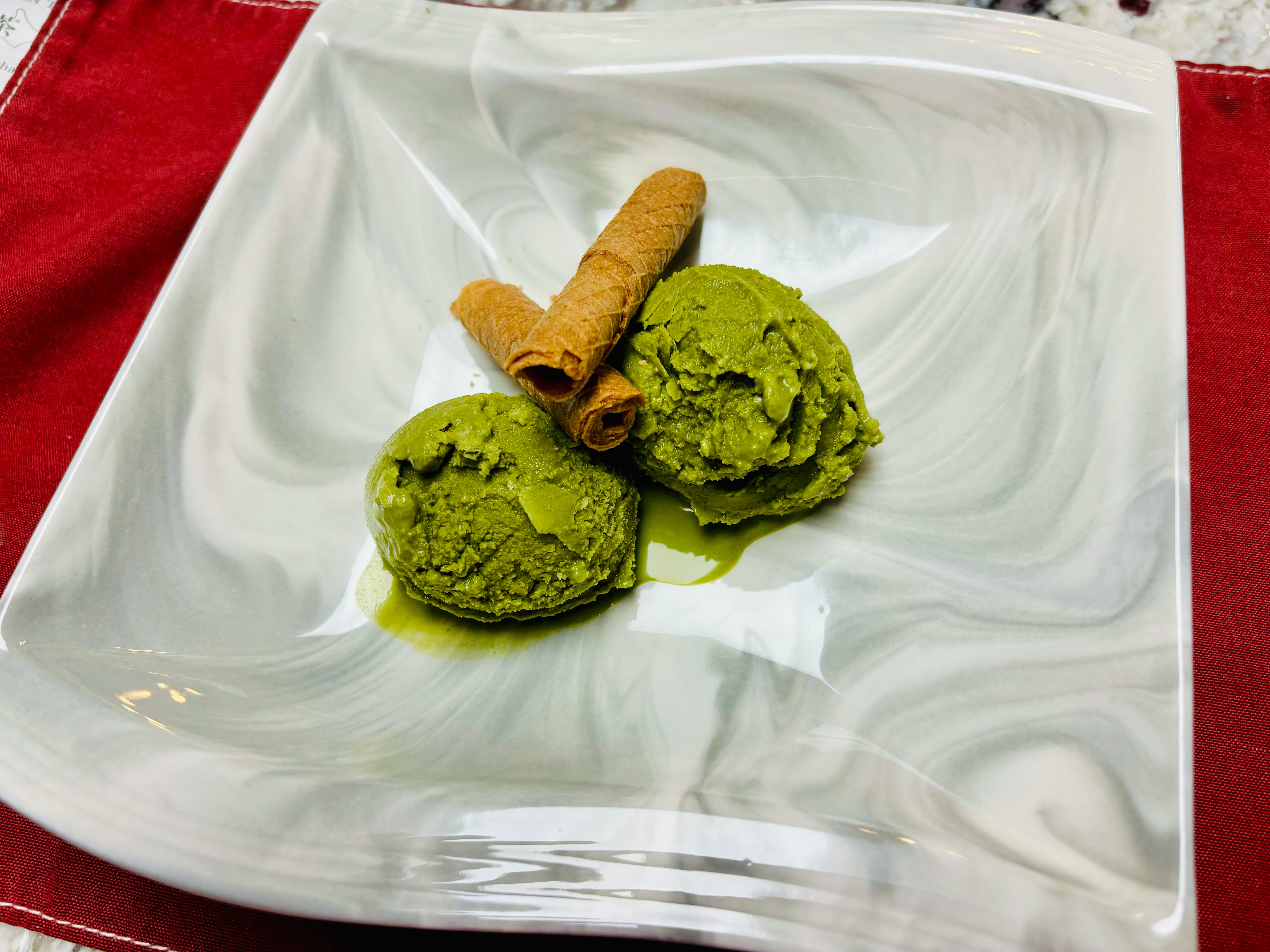 デカフェ抹茶スイーツのご紹介（No.16：デカフェ伊勢抹茶の抹茶アイス）