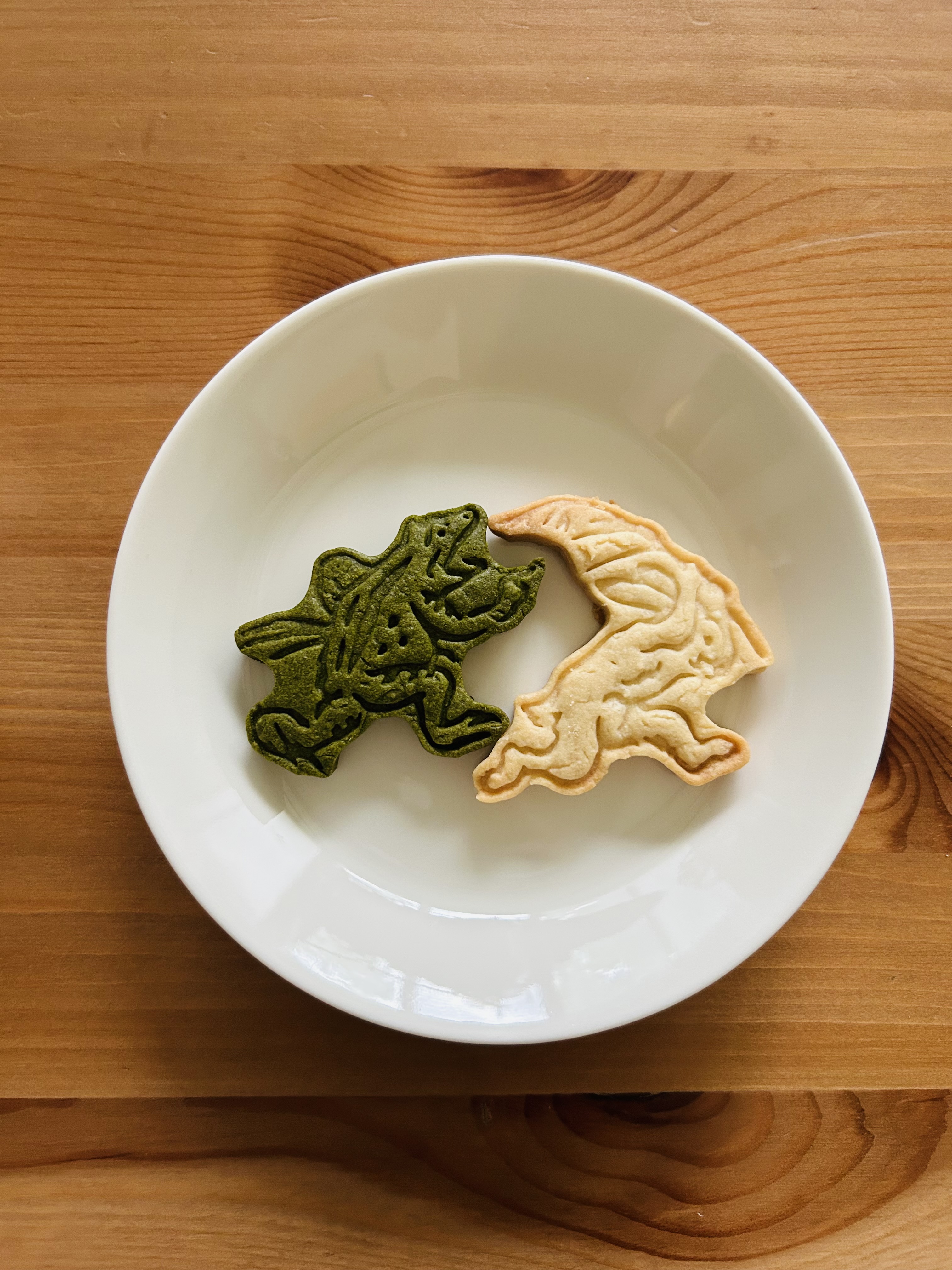 鳥獣戯画クッキーを作ってみました!