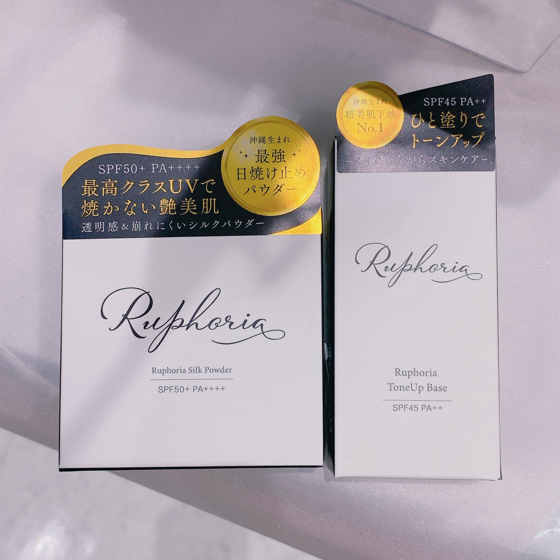NEW沖縄限定コスメ⭐︎紫外線対策＆一塗りで艶肌！日焼け止めパウダー＆トーンアップベース