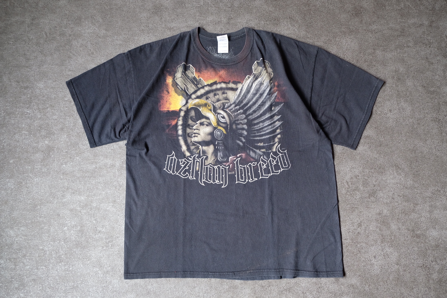 【ブラックTシャツ】ビッグプリント