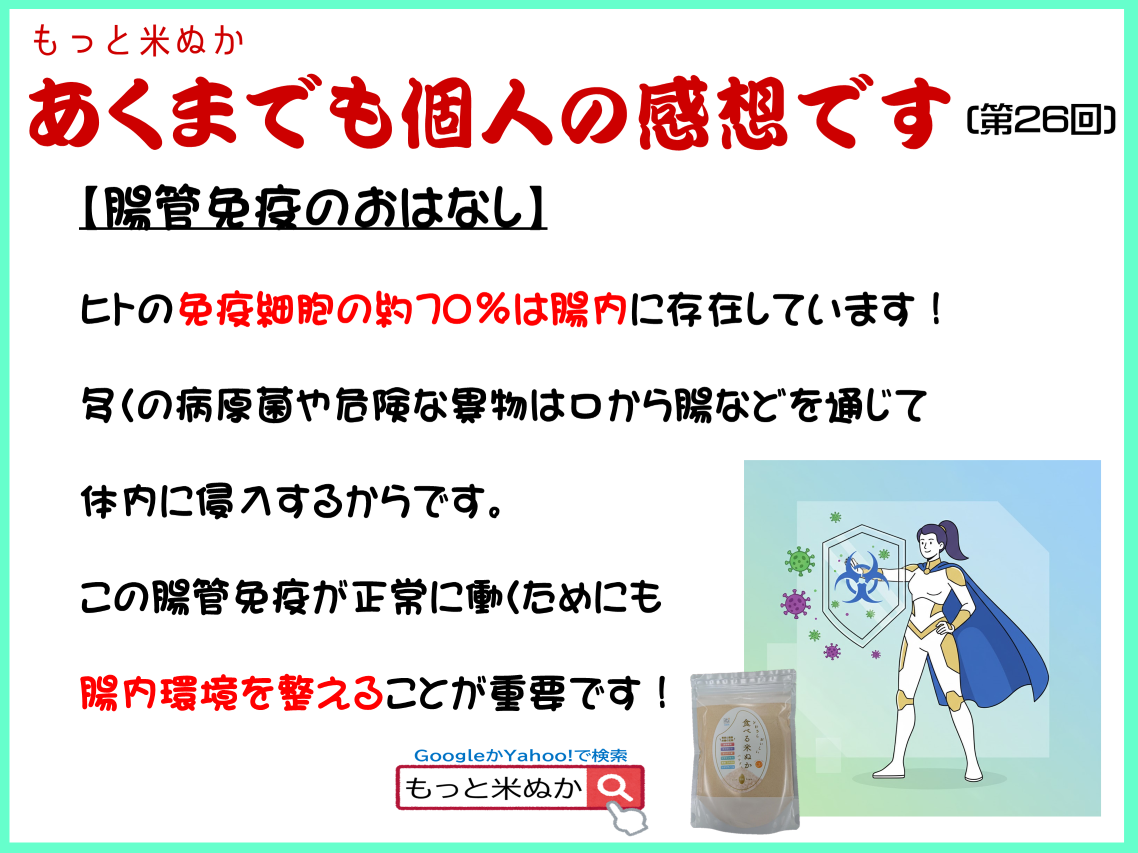 あくまでも個人の感想です第26回