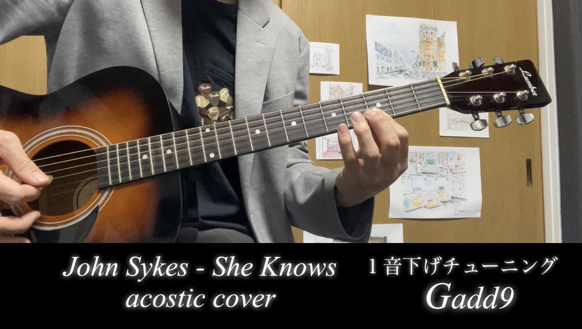 【アコギ演奏動画&楽曲紹介】John Sykes - She Knows