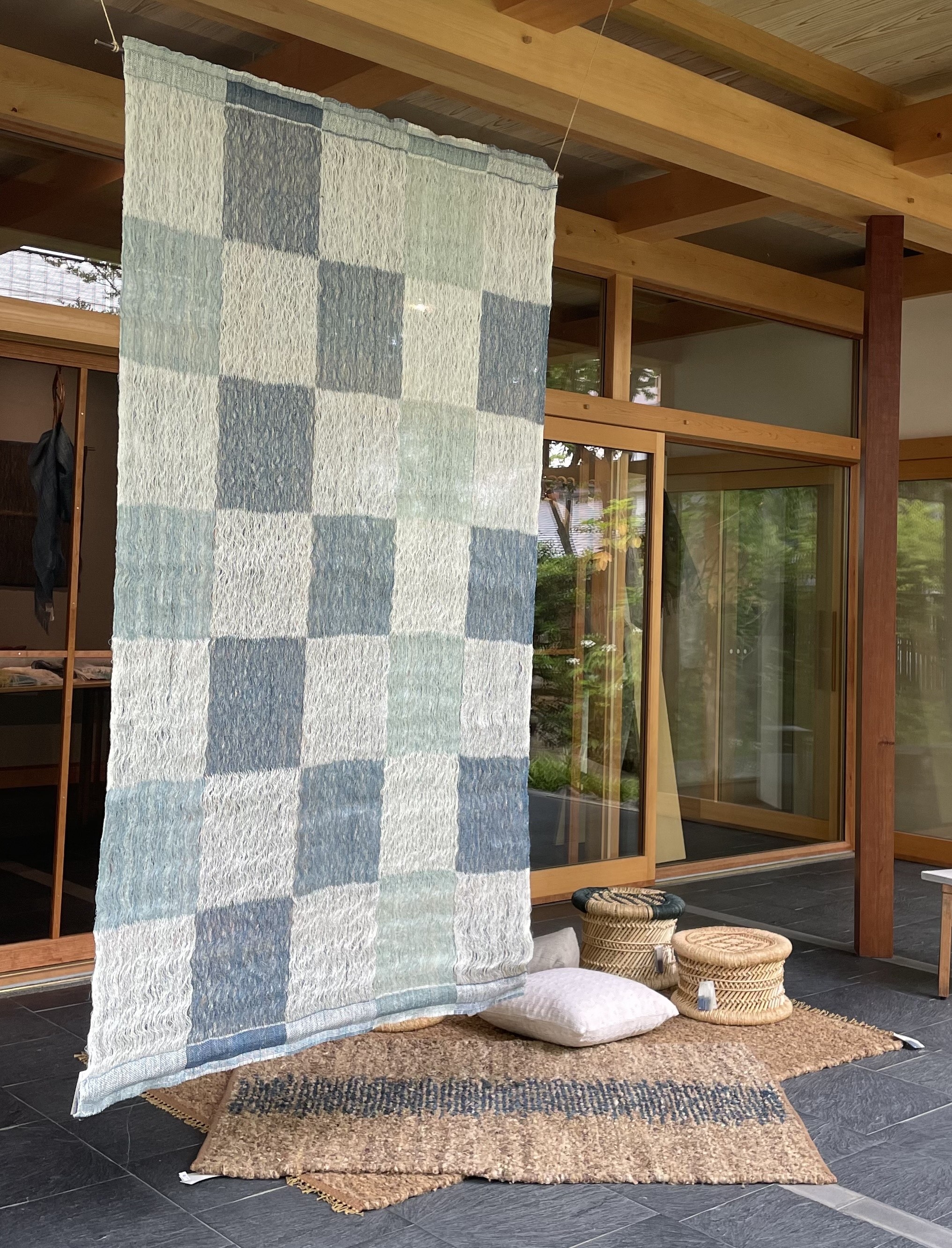 「真木 千秋 染織展」のお知らせ