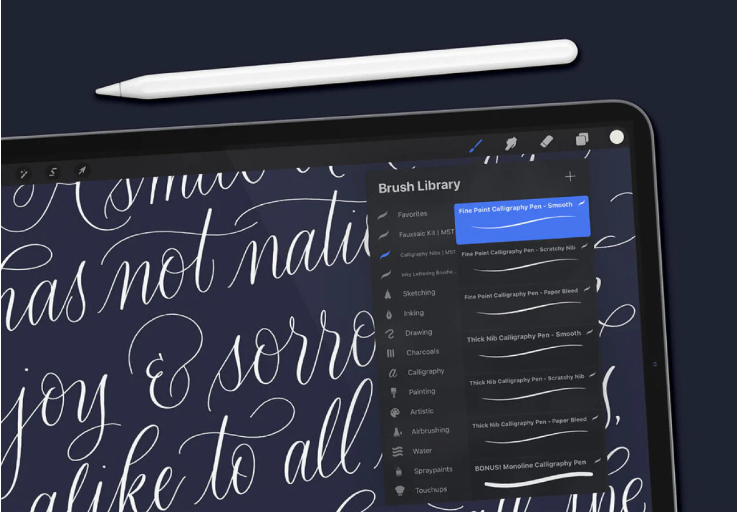 ハンドレタリング＆カリグラフィーのためのベストiPadアプリ11選