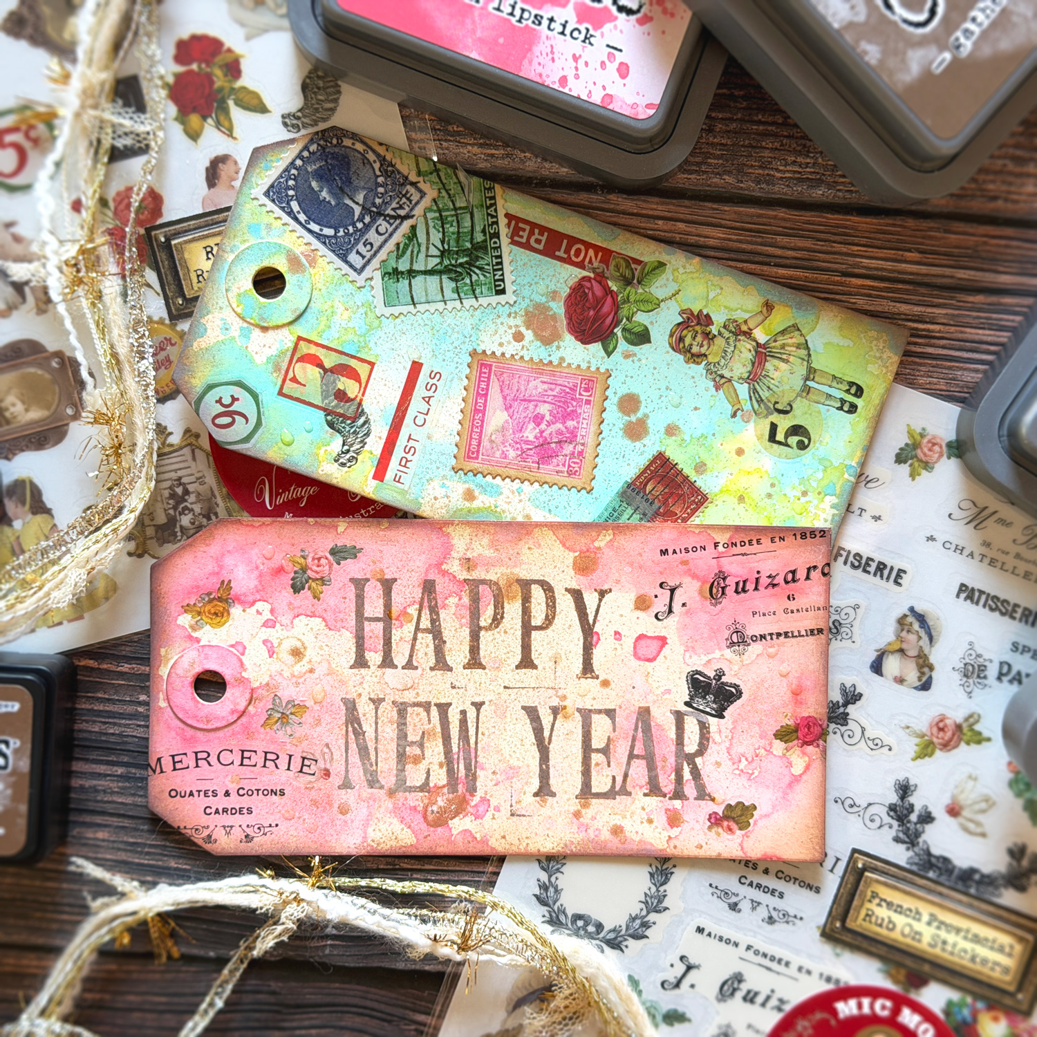 note更新:Mic Mocの転写ステッカーで作るミニタグ