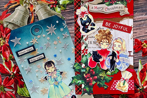 note更新：同じPETテープから4種類のクリスマスタグを作ってみた・前編