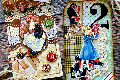 note更新：同じPETテープから4種類のクリスマスタグを作ってみた・後編