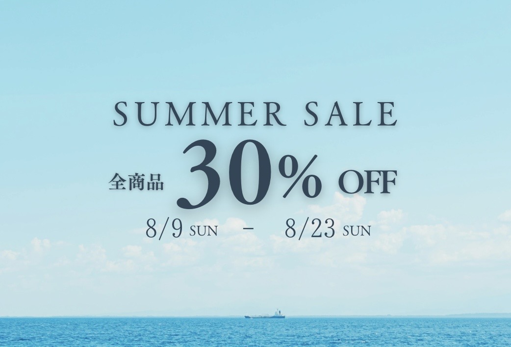 2026 木霊石Summer Saleのお知らせ