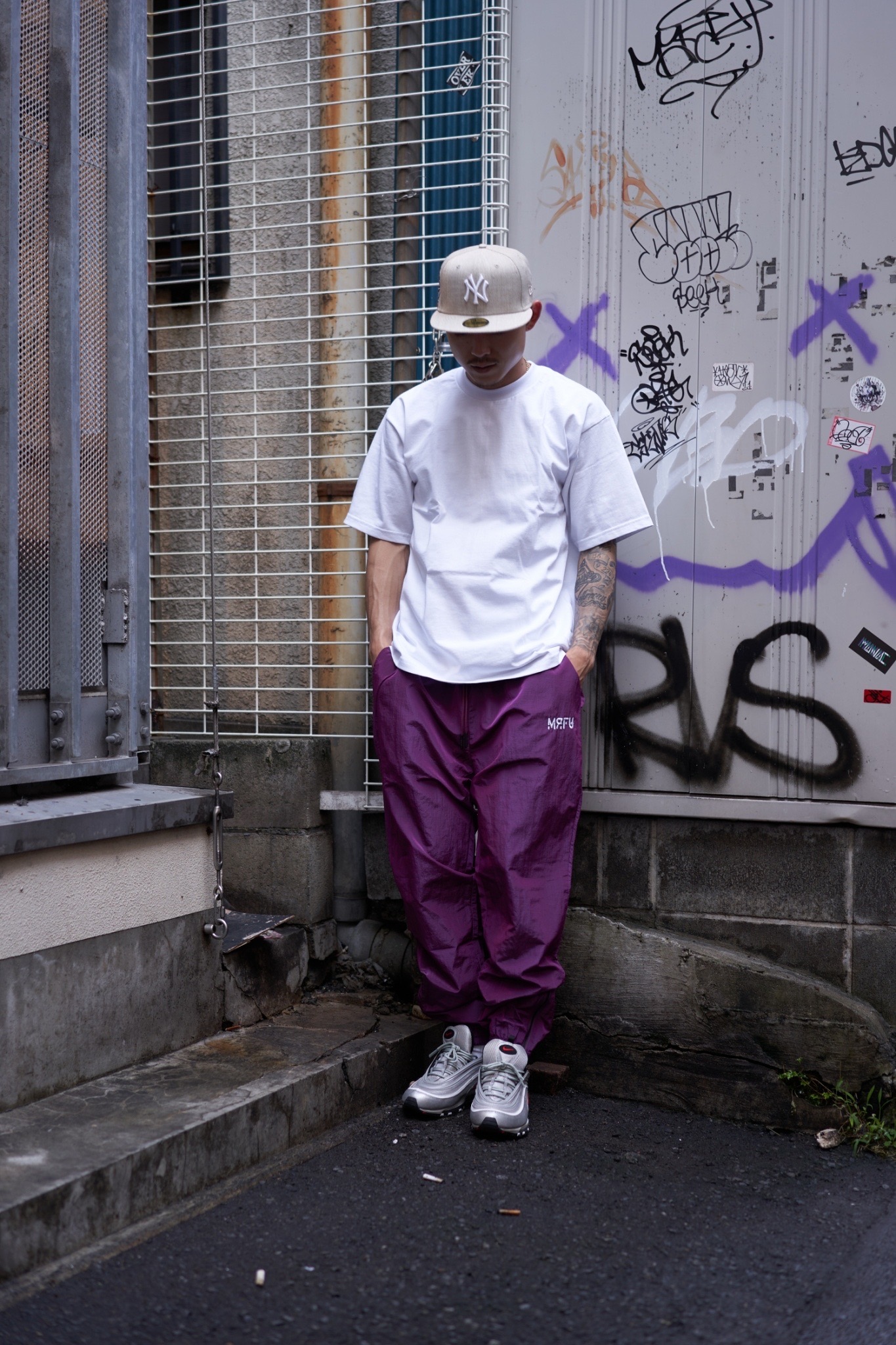 MRFU METAL  NYLON PANTS