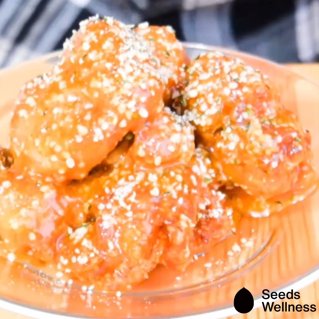🚩火麻の実でザクザク感UP！甘辛 ヤンニョムチキン✨