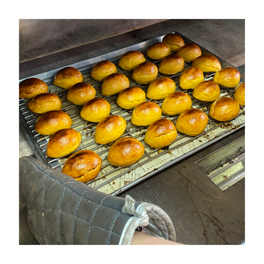 【ブログ】2024/04/15　焼きたてホヤホヤのスイートポテト