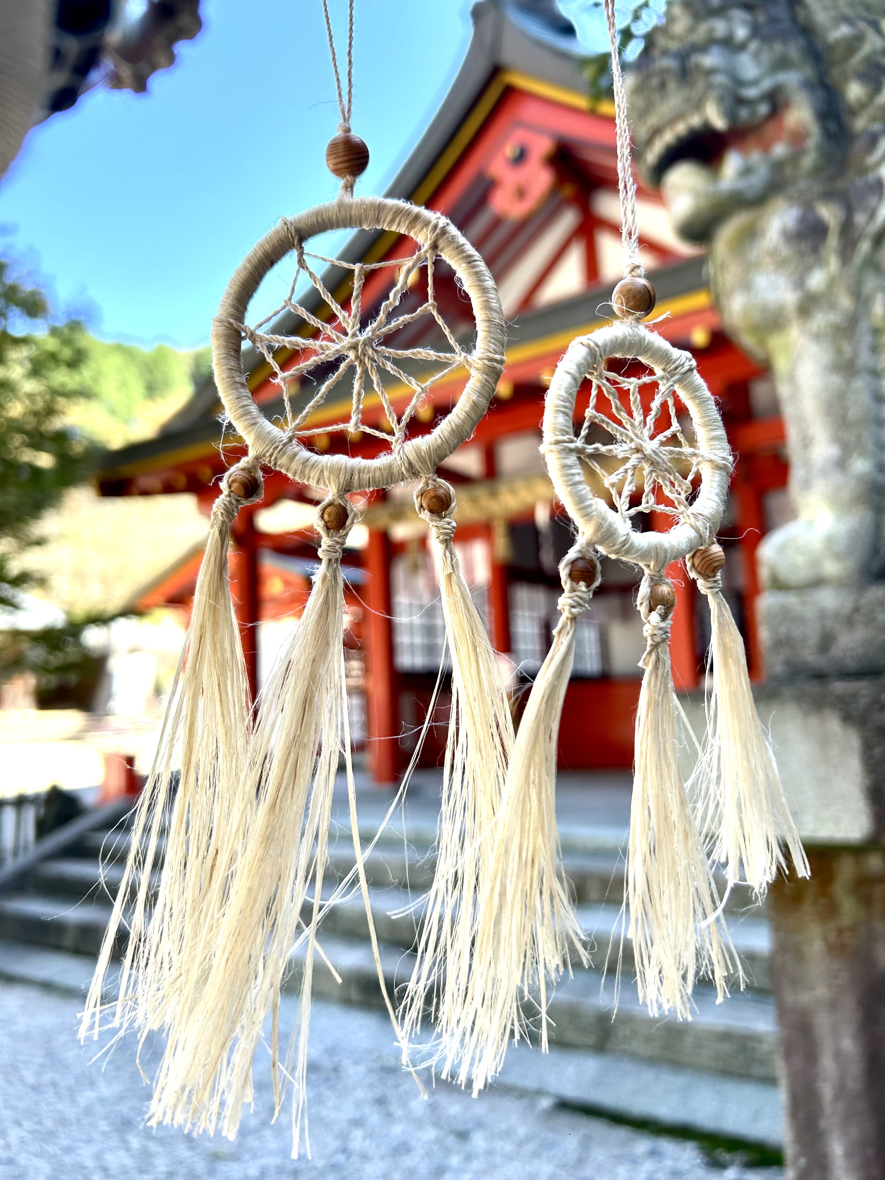 ドリームキャッチャー作りました