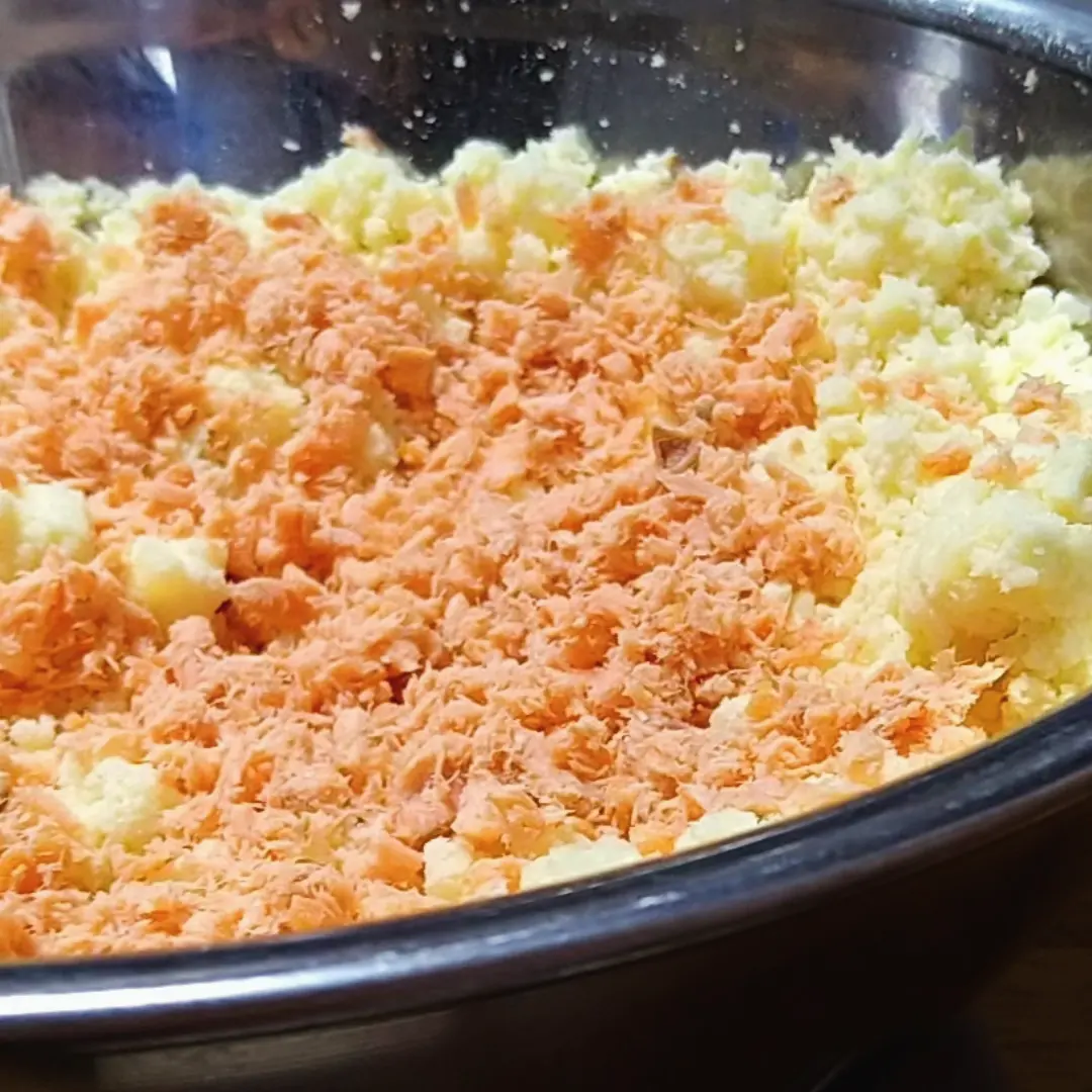 秋鮭のチーズポテト