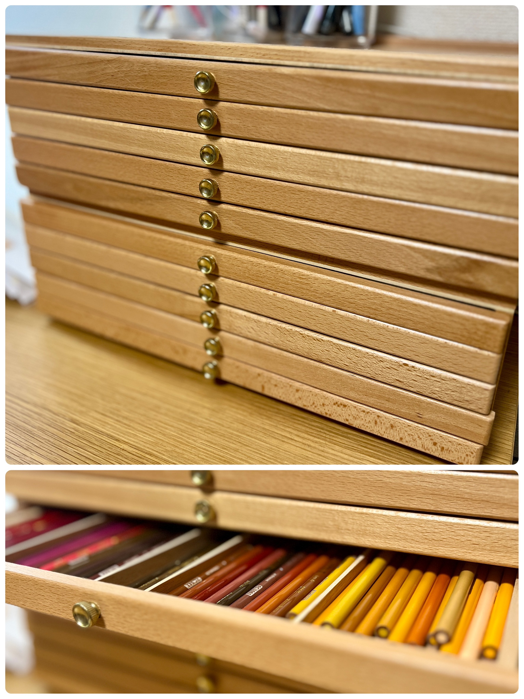 お気に入りの画材収納