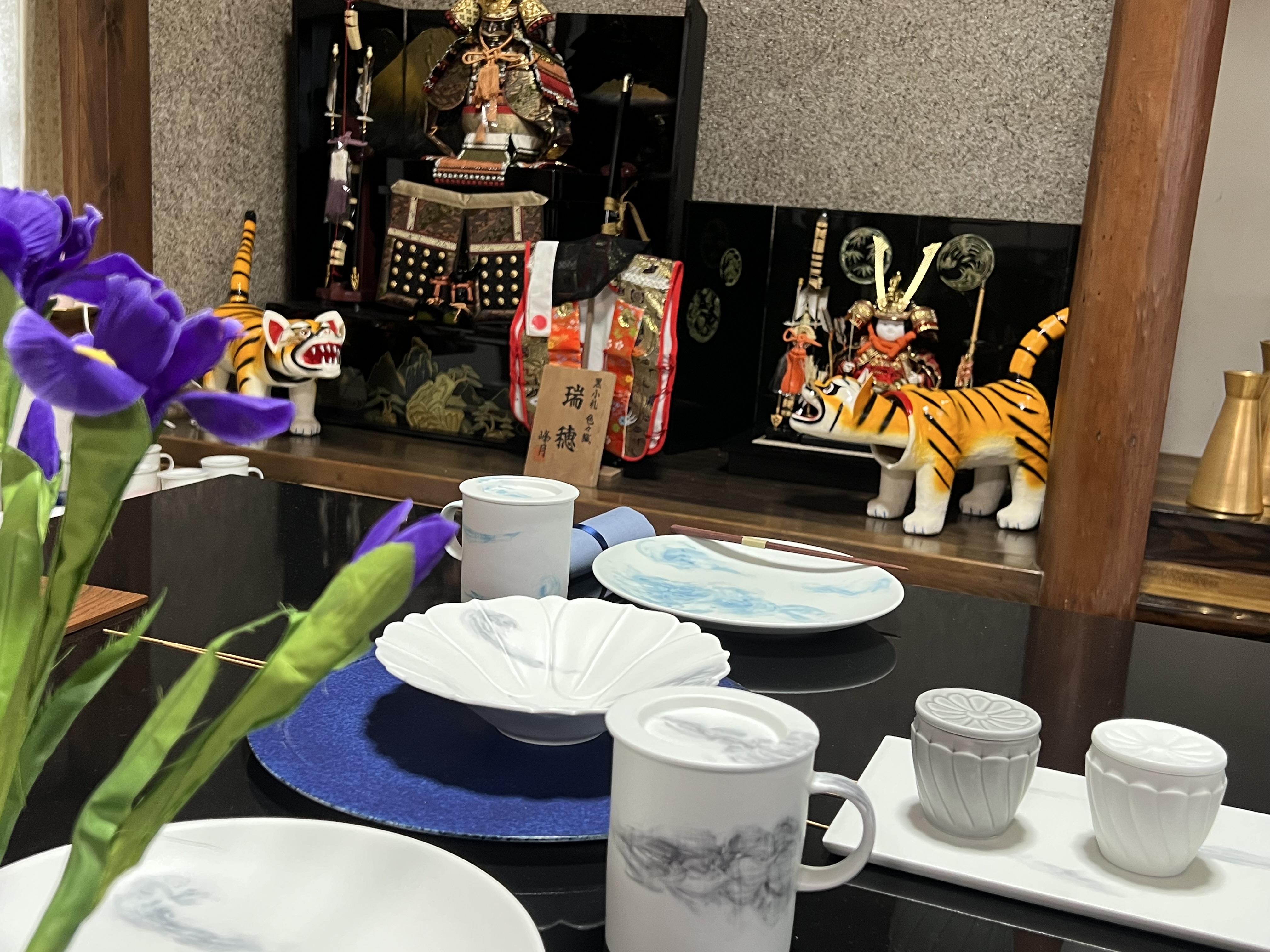 2025.4.29～5.5　9時～17時　展示販売　田清窯向かって左隣にて　遊びに来てくださいね。