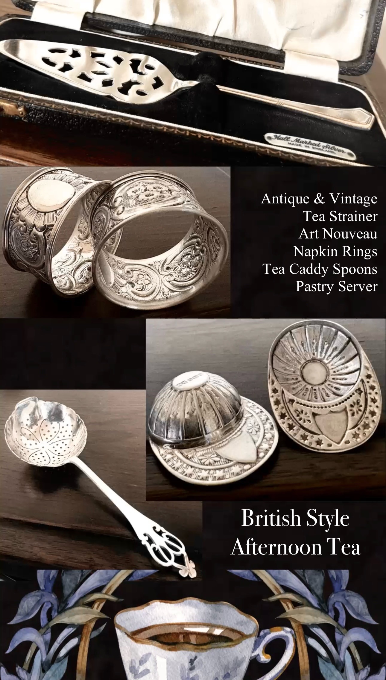 British Style Afternoon Tea Items 英国式アフタヌーンティー雑貨特集
