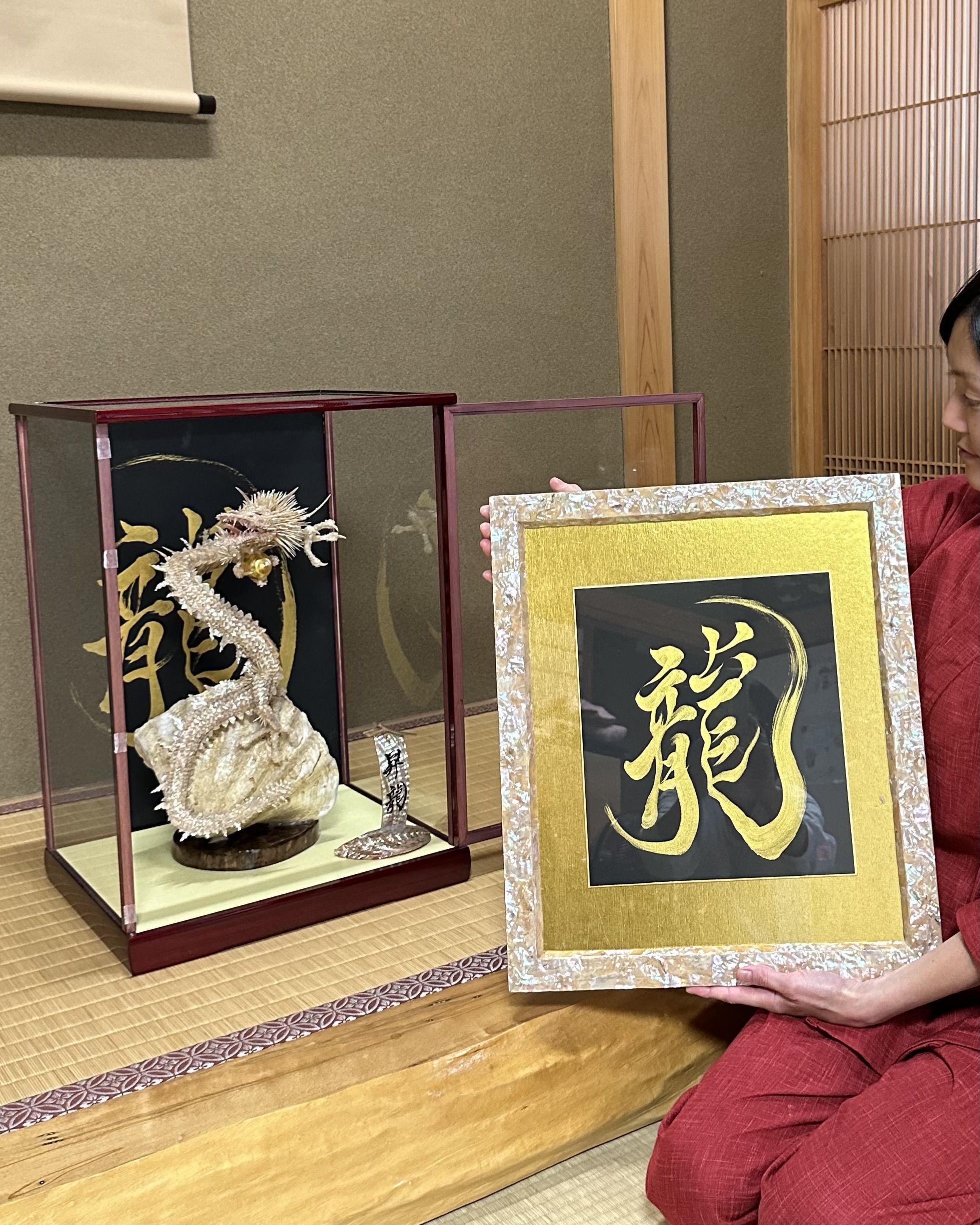 ＼大相撲力士”豊昇龍”贈呈作品／