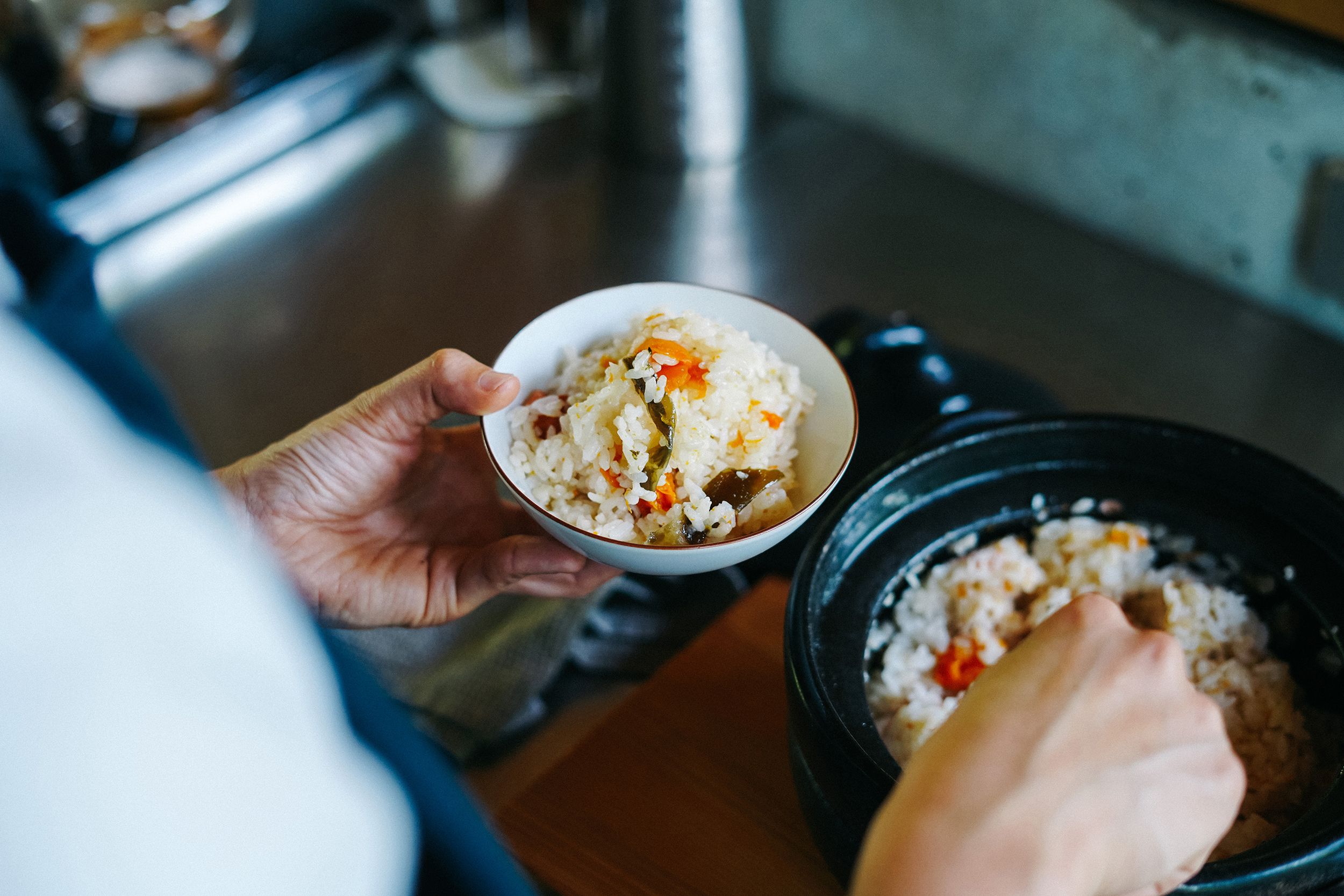 <レシピ> にんじん混ぜご飯