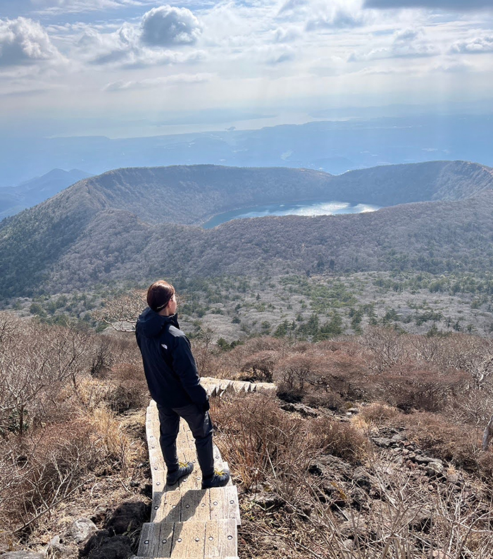 2024年はじめの山登り　韓国岳