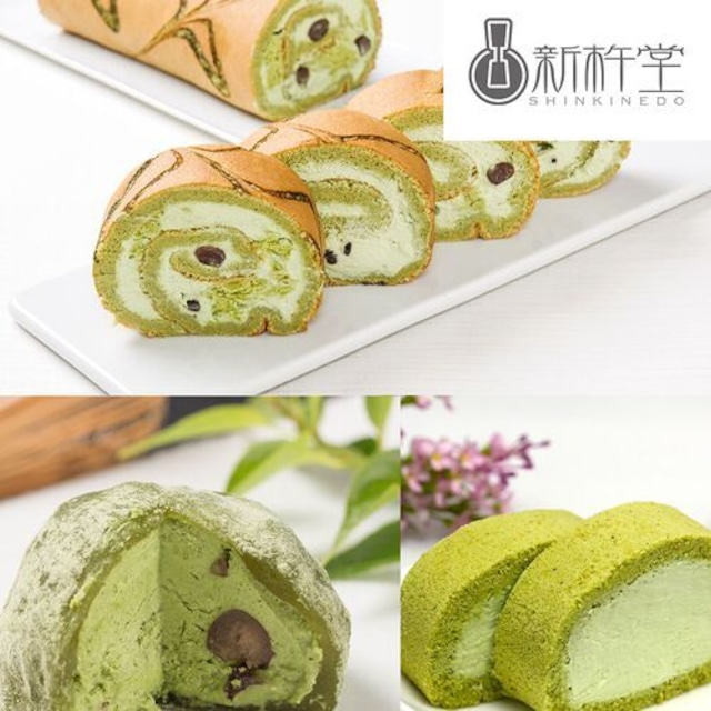 出たっ！私の好きな詰め合わせー！(笑)　抹茶スイーツ3種類の詰め合わせですよー!(^^)!