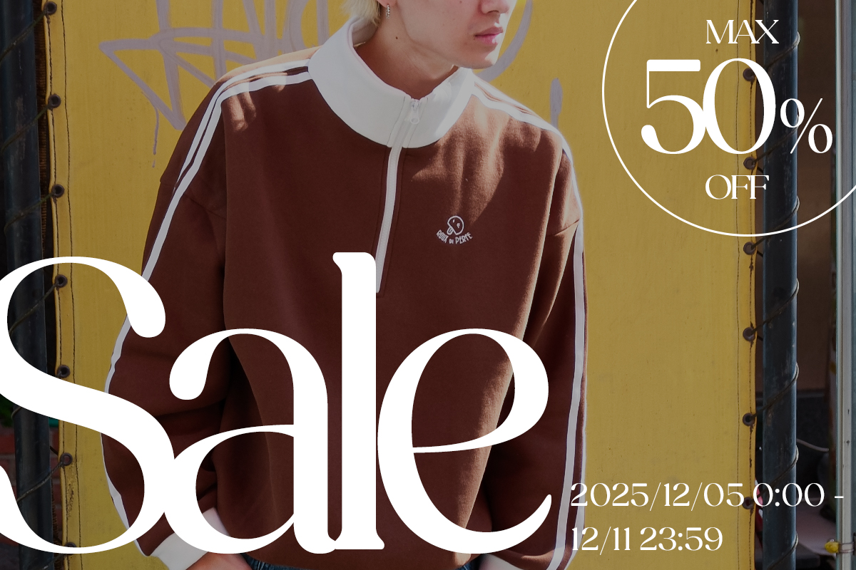 【12/5(金)~11(木)限定】MAX50%OFF SALE 開催のお知らせ