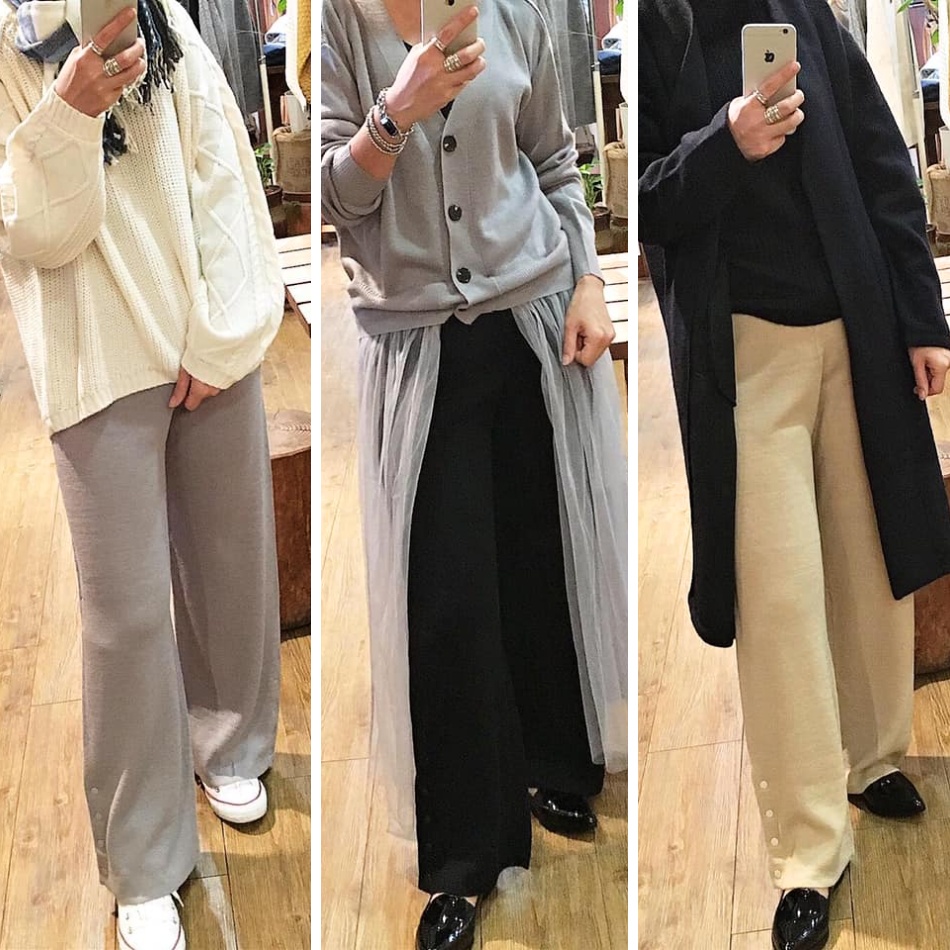 あったかリブニットパンツが入荷したよ!