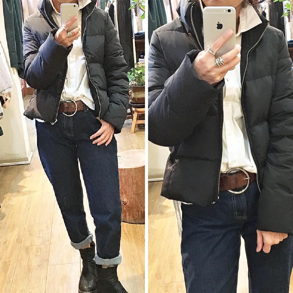 新作 ダウンショートジャケット