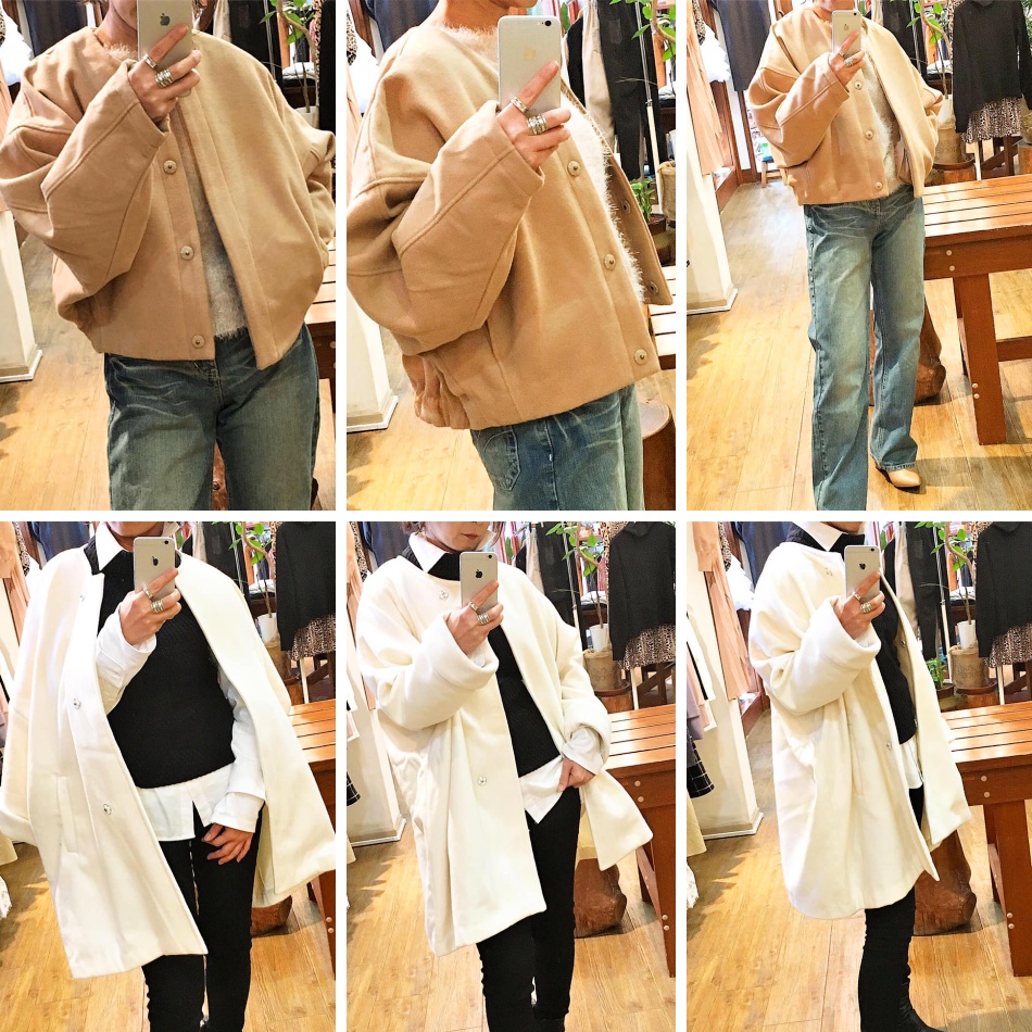 ノーカラーコート 2型 入荷しました