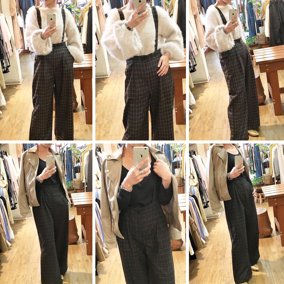 チェック柄 サロペットガ入荷したよ♪