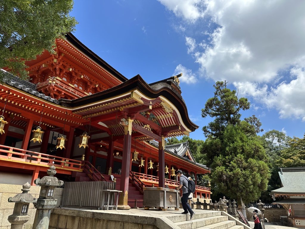 京都：石清水八幡宮と大阪：水無瀬神宮