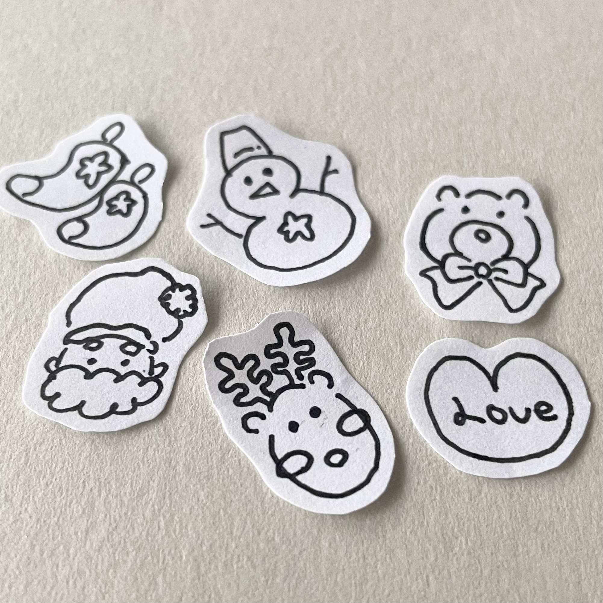 クリスマスはんこ