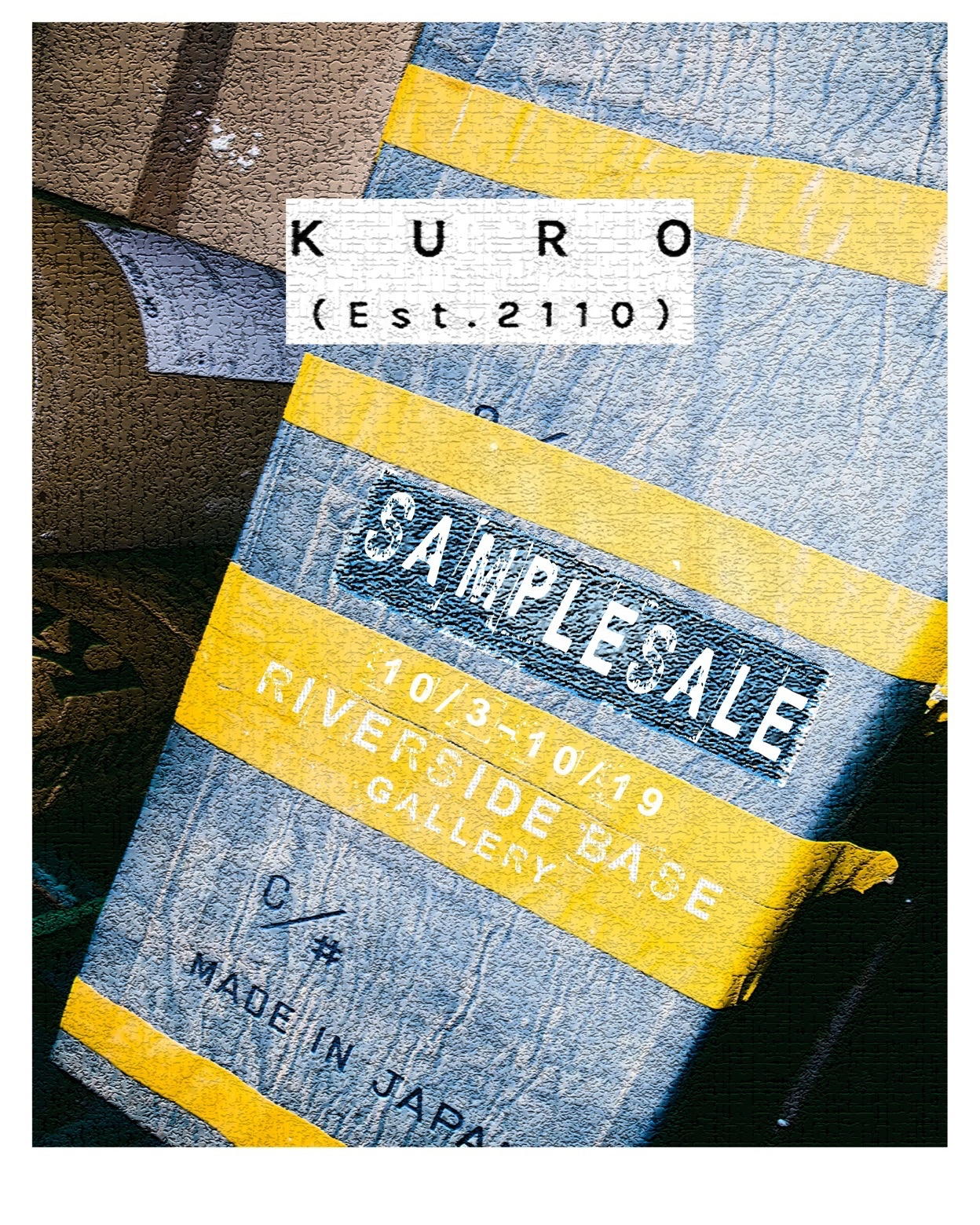 【KURO】SAMPLE SALE 開催中! スタッフおすすめアイテムVol.1