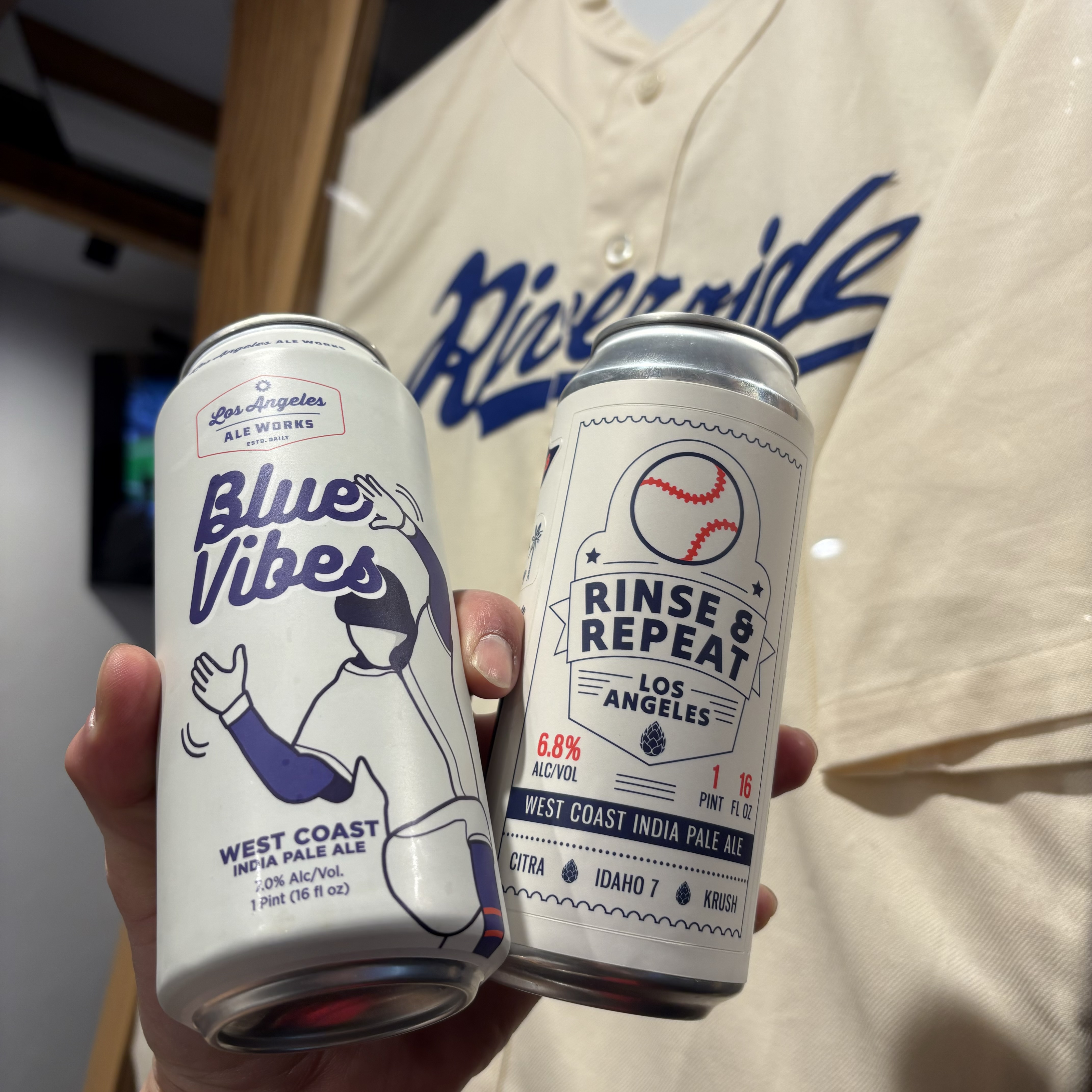 LA ALE WORKSからあの青い野球チームの東京での開幕戦のために醸造した1本！