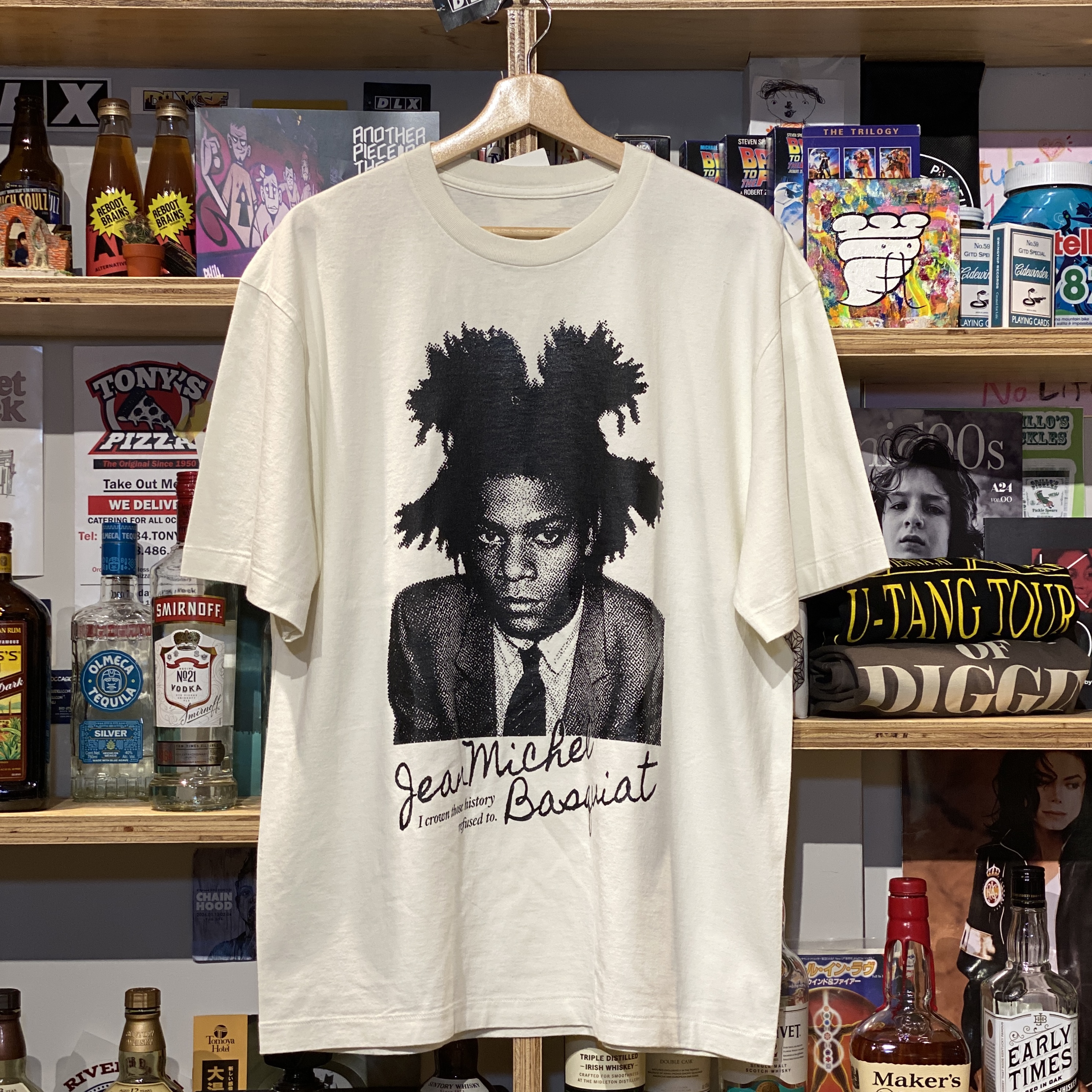 R.I.P. BASQUIAT - Basquiat Quote T-SHIRT