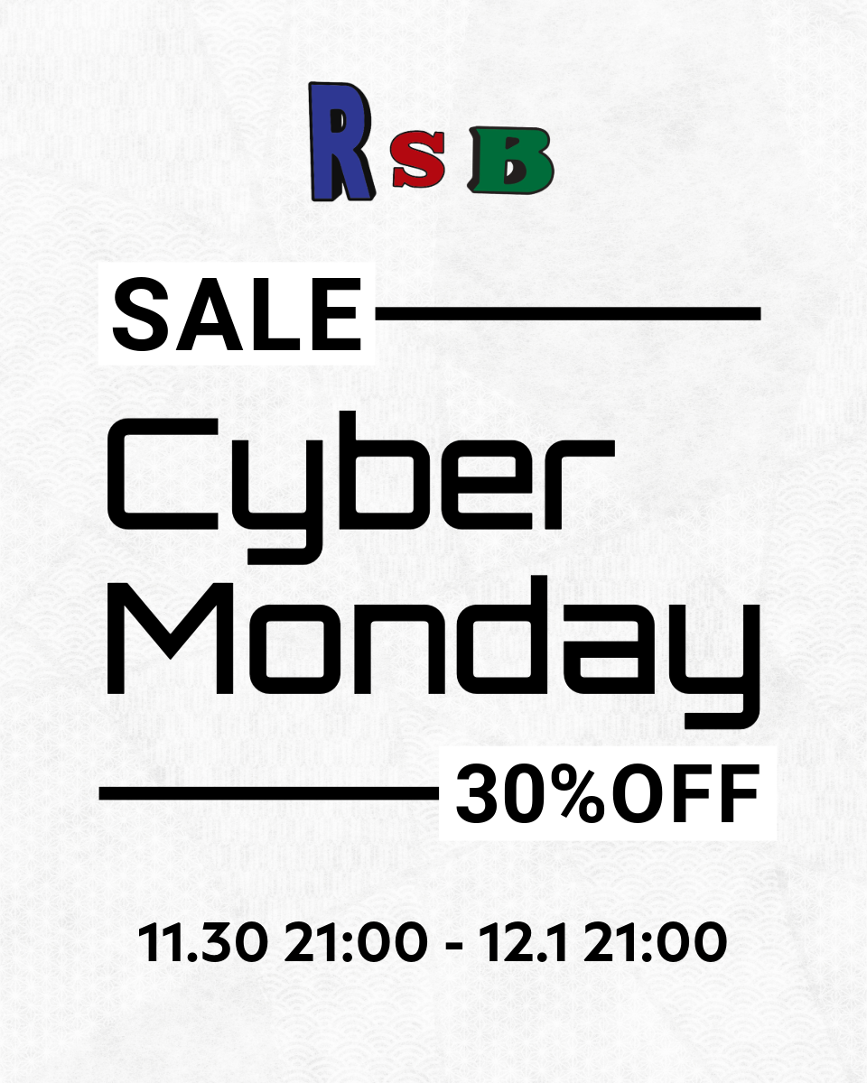 Cyber Monday開催！対商品がさらに30%OFF！