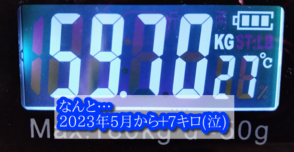 【久しぶりに体重計乗ったら…なんと…】