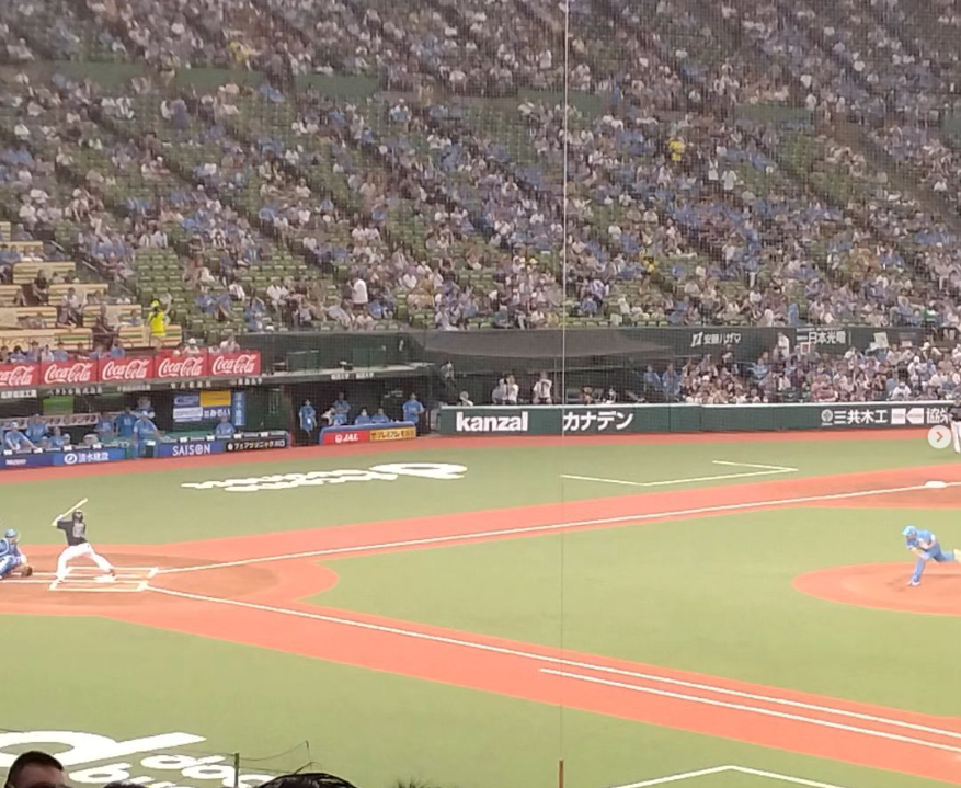 【大好きな野球観戦で息抜き】