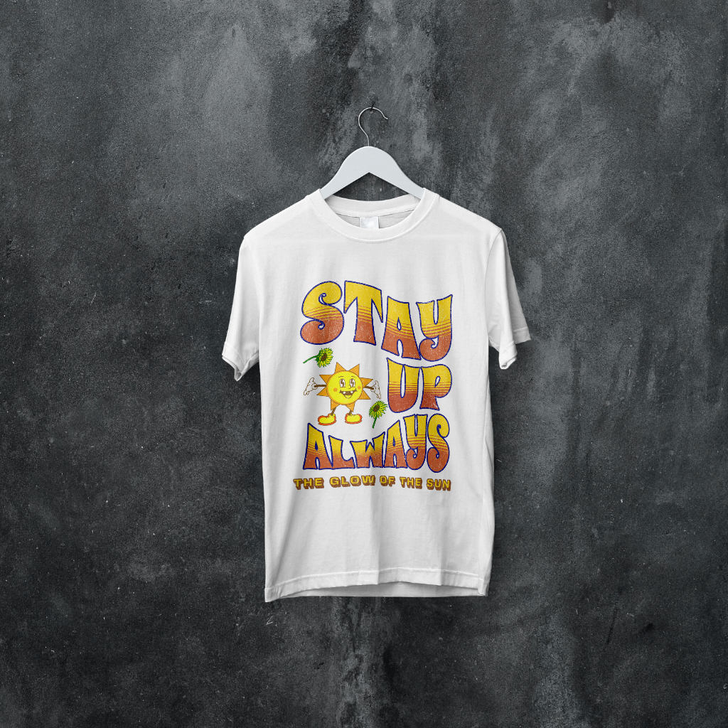 常に前向き：ポジティブなエネルギーを放つひまわりTシャツ