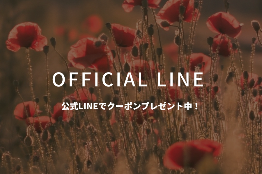 公式LINE登録で¥500クーポンプレゼント！