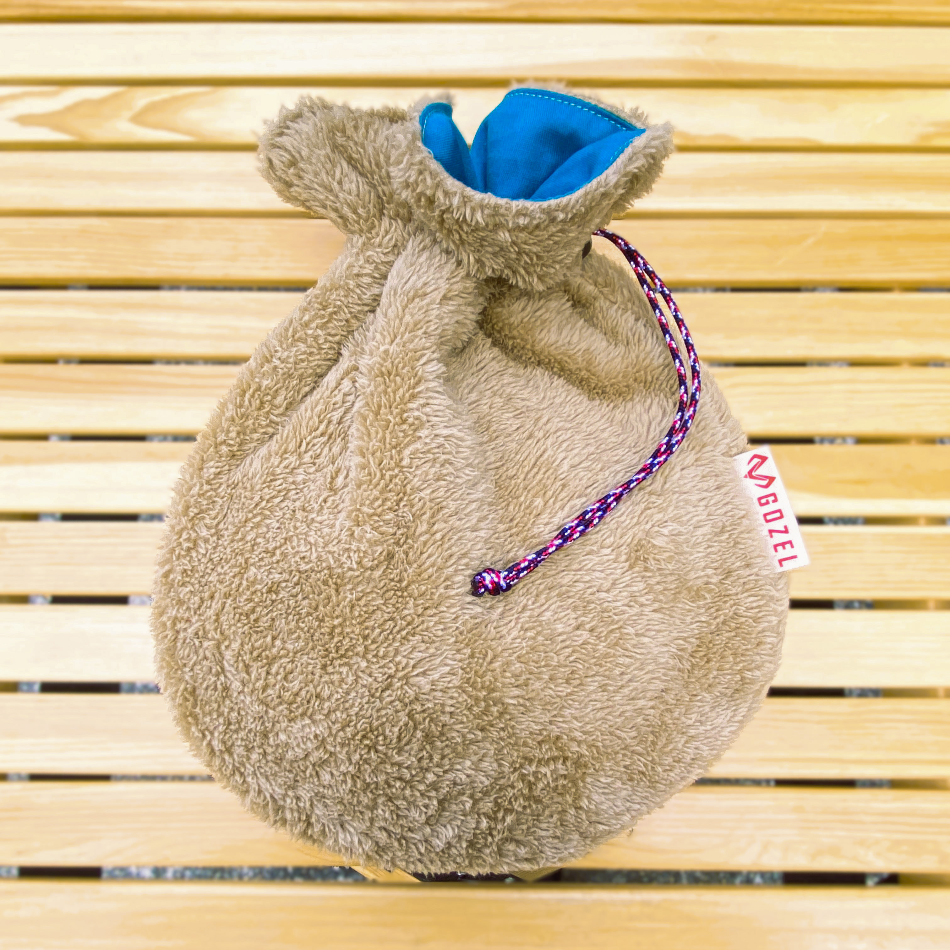 湯たんぽカバー『MOCOMOCO』　新色【キャメル×ターコイズ】販売開始！