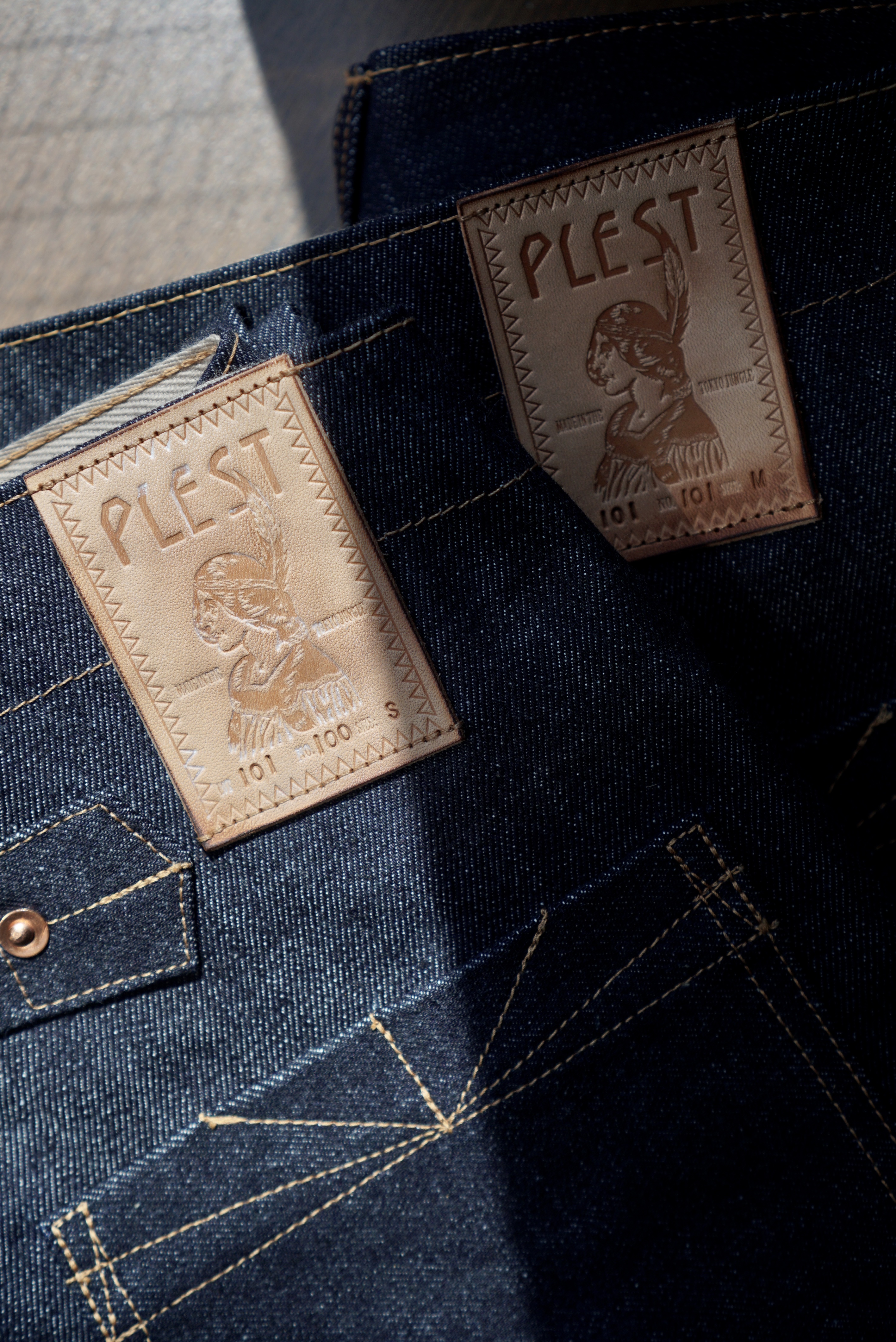 PLEST DENIM Vol.2 Leather patch