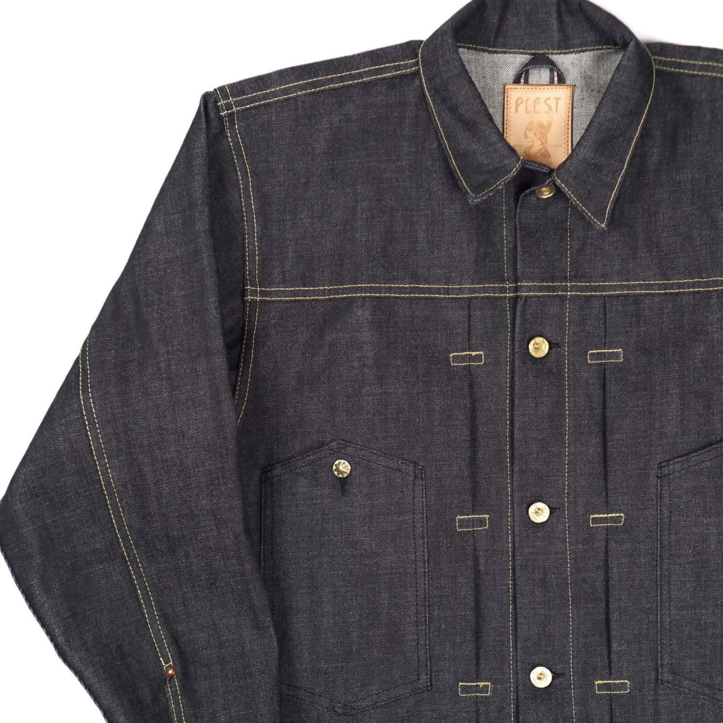 “202” PLEST DENIM JACKET.